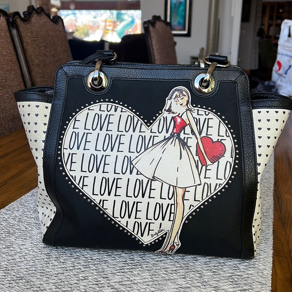 Brighton Purse with LOVE heart and cute lady